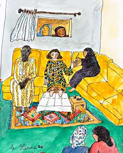 Huguette Bouchardy, artiste figurative